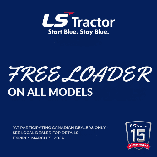 Get a Free Loader! LS Tractor Canada